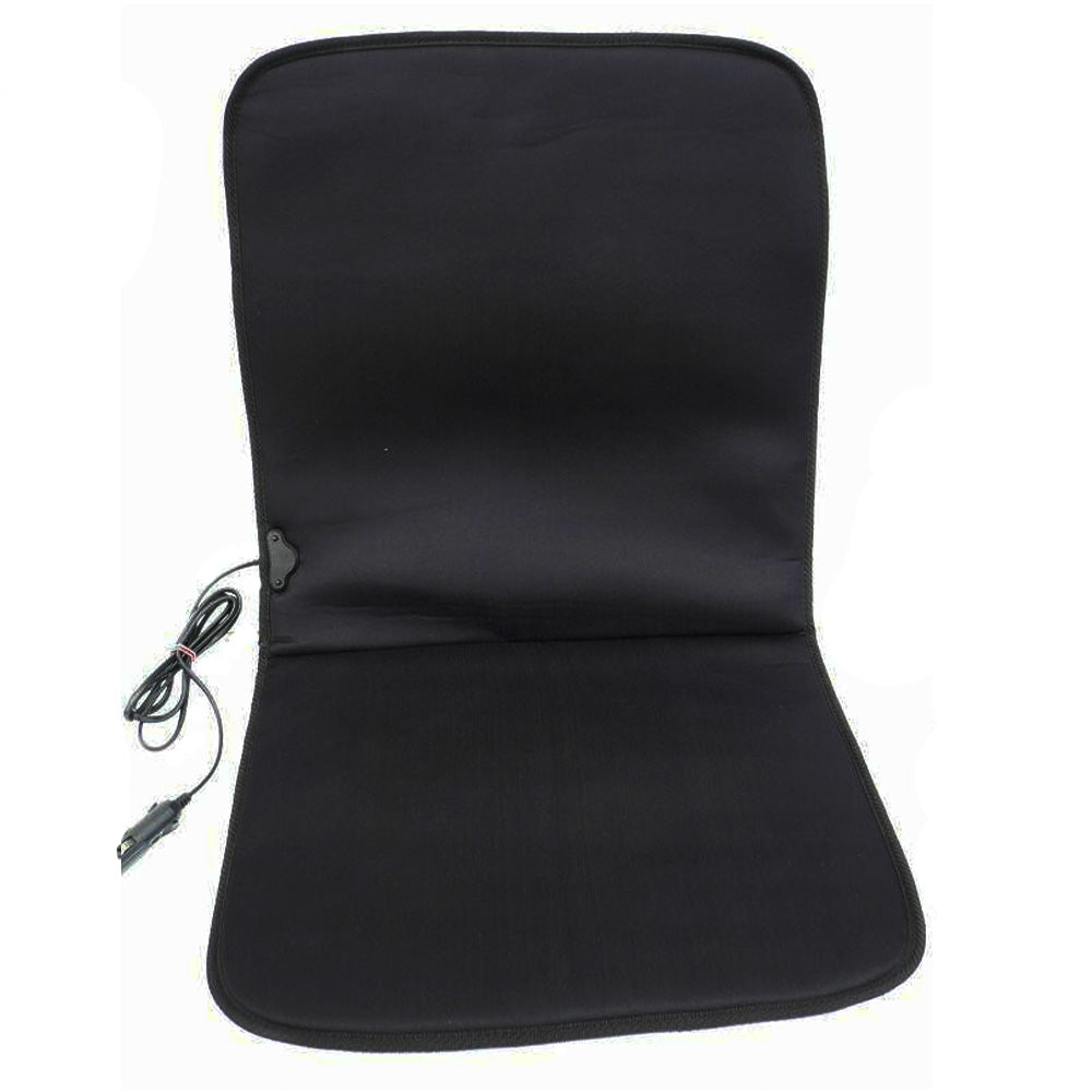 Fekete színű autós ülésfűtés csatlakozóval.