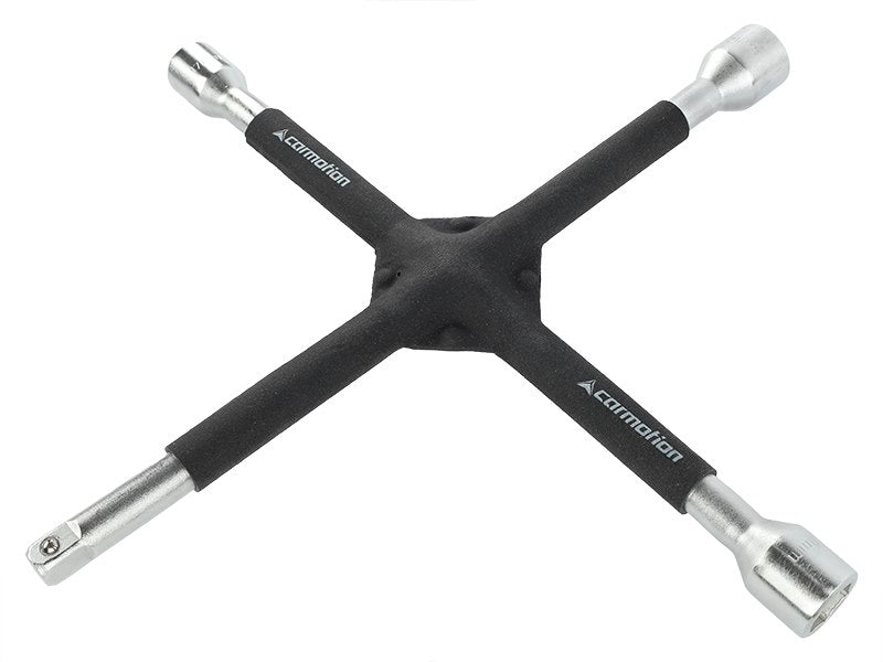 Keresztkulcs 16x350mm 17 19 21 12 megerősített gumírozott – kép 2