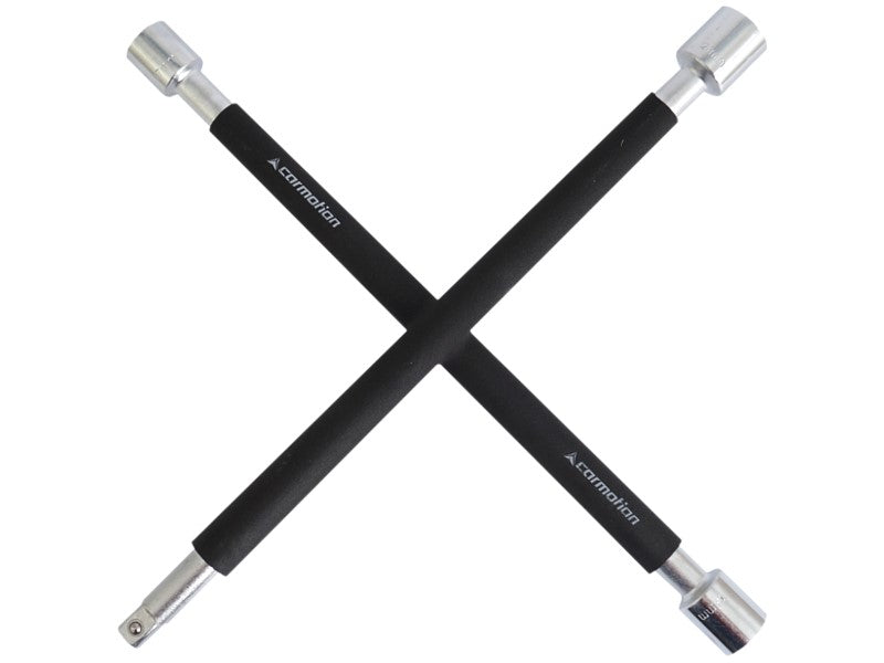 Keresztkulcs 16x400mm, 17-19-21-1/2 "gumírozott