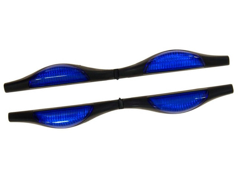 Ajtó lökhárítók, kék fényvisszaverők 2 db