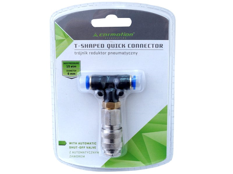 Pneumatikus ti szűkítő 12 mm 6 mm 6 mm 10 atm – kép 2