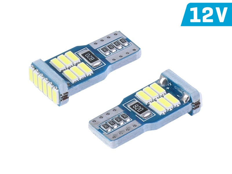 Izzó VISION W5W (T10) 12V 18x 4014 SMD LED, nem poláris, CANBUS, fehér, 2 db