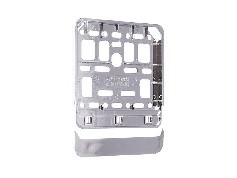 Robogó és moped rendszámtábla keret, krómozott