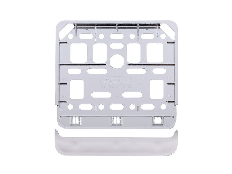 Robogó és moped rendszámtábla keret krómozott – kép 2