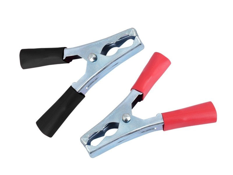 Fogók "crocodile clips" 200A, 2 db