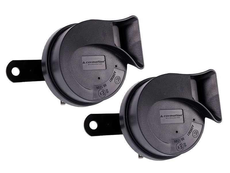 Kürt 12V, 118 dB, kéttónusú, csigatípusú, átm. 80 mm, oldalsó, E9 homologizáció, 2 db