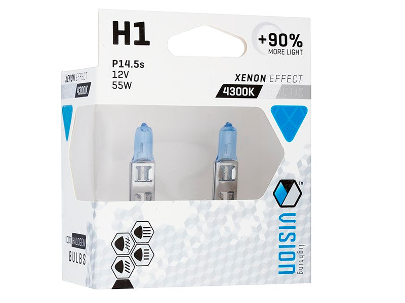 Izzók VISION sarkvidéki fehér H1 12V 55W P145s U E4 90% 2 db – kép 2