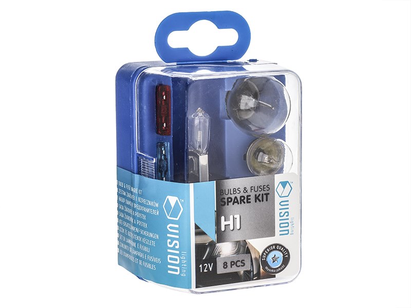 VISION H1 12V / 8 elemű izzó pótlólagos készlet VISION H1 12V / 8 elemű izzó