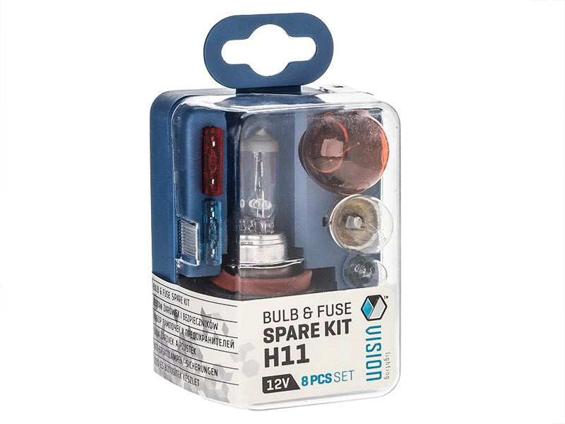 VISION H11 12V / 8 elemes izzó pótlólagos készlet VISION H11 12V / 8 elem