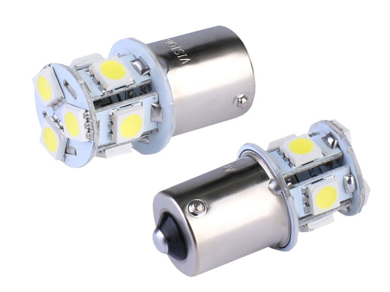 Izzó VISION P21W BA15s 24V 8x 5050 SMD LED fehér 2 db – kép 2