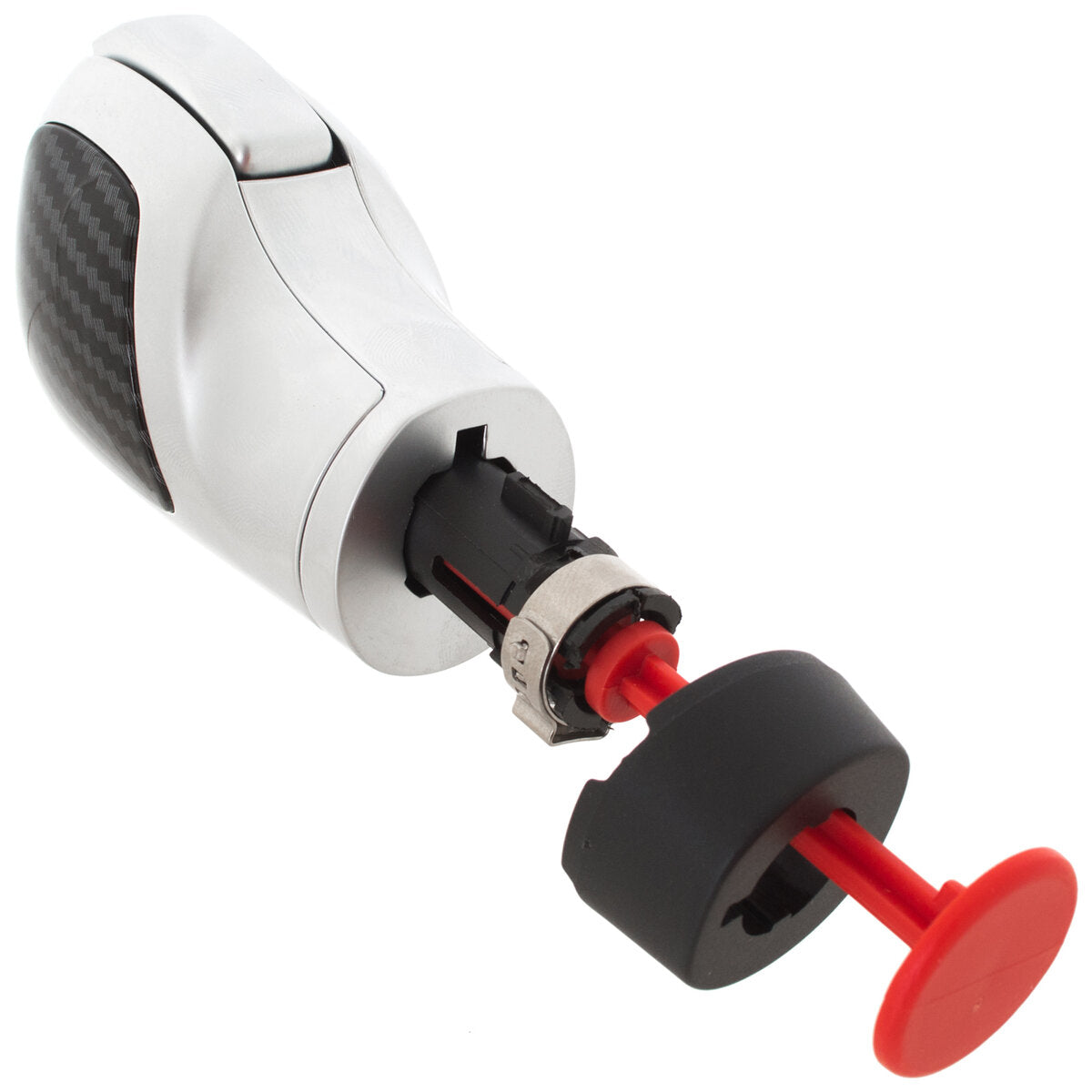 Vw Tiguan automata váltógomb ezüst szín karbon betéttel