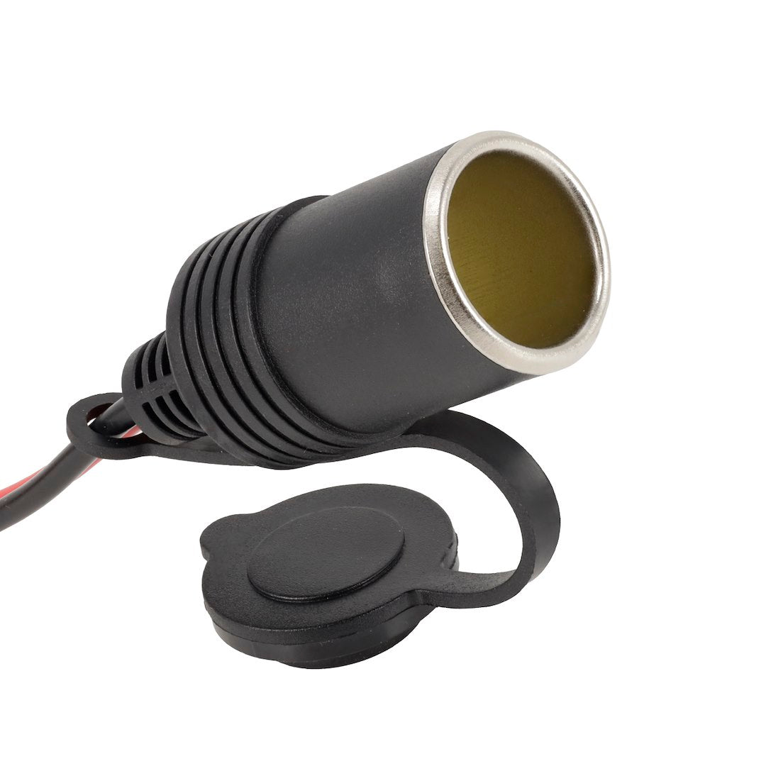 Szivargyújtó aljzat 100 cm es kábellel 15 A biztosítékkal és 84 mm es fűzőlyukasztóval – kép 2