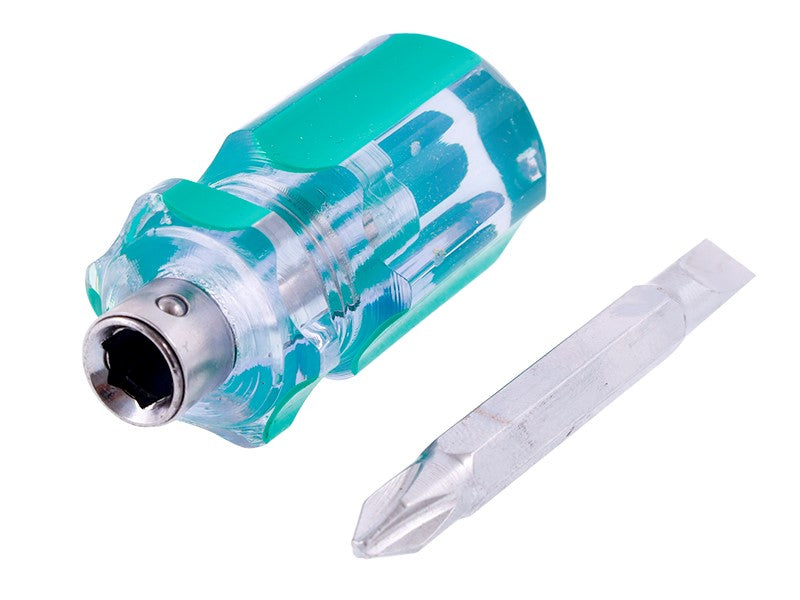 Kétoldalas csavarhúzó rövid lapos keresztfejű – kép 2