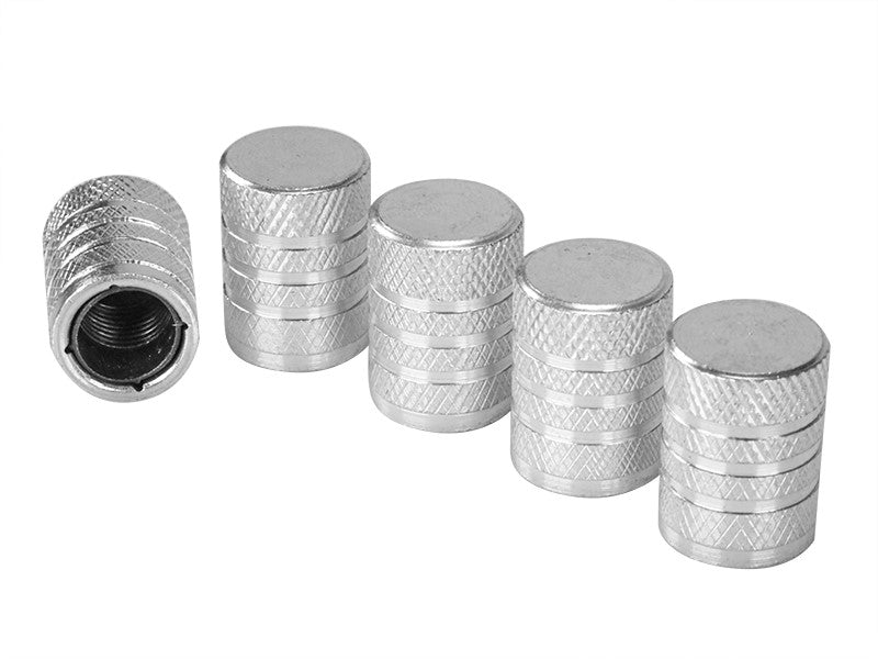 Alumínium szelepsapka műanyag menetes betéttel 5 db ezüst színű – kép 2