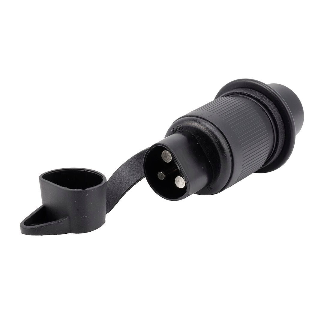 Műanyag 3-pólusú pótkocsi dugó, laza