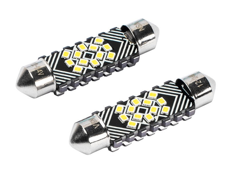Izzó VISION Festoon SV85 41 mm 1224V 12x 2016 SMD LED CANBUS fehér 2 db – kép 2