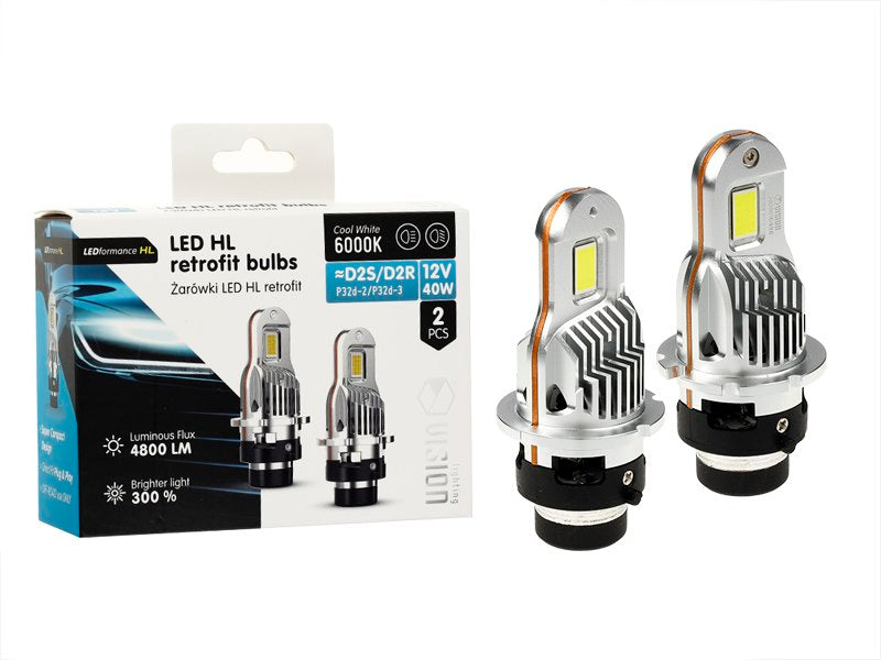 Izzók VISION LED retrofit D2SD2R HL 40W 4200 lm 6000K 2 db – kép 2