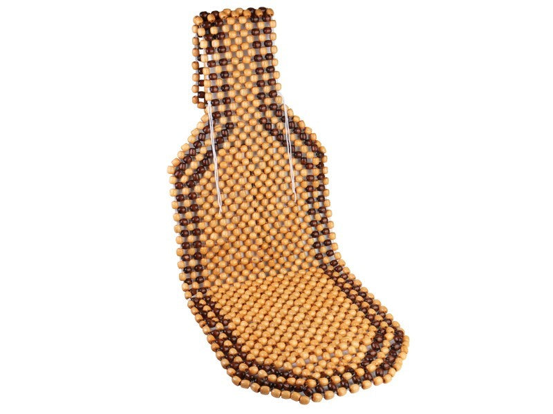 Gyöngyszőnyeg, fa, bézs és barna