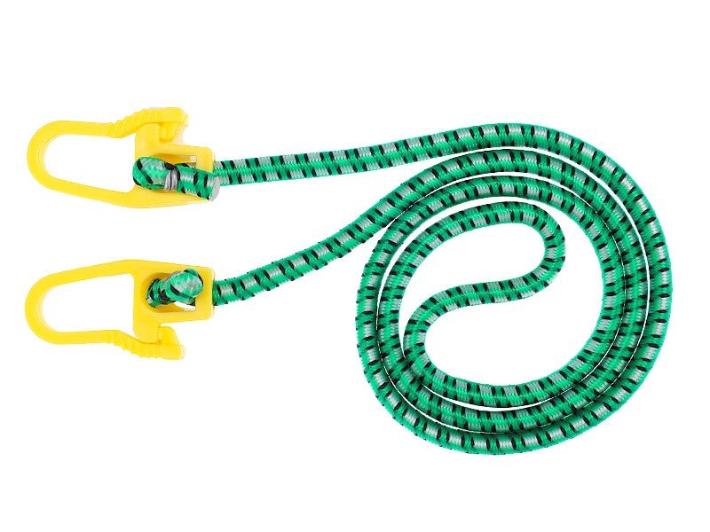 Rugalmas 7 mm x 100 cm-es kötél horgokkal