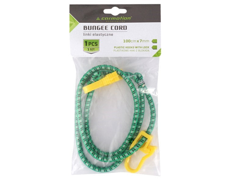 Rugalmas 7 mm x 100 cm es kötél horgokkal – kép 2