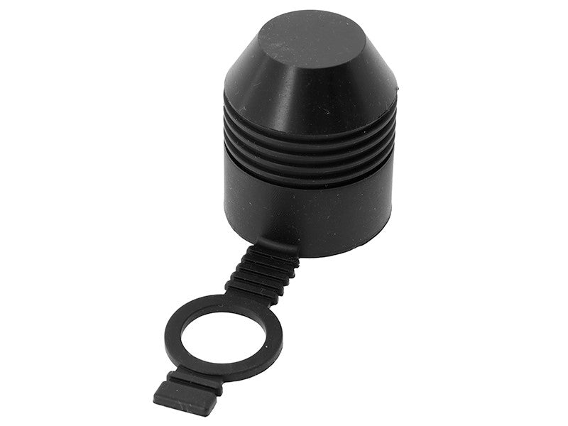 Vonóhorog gömbfedél fekete gumi – kép 2