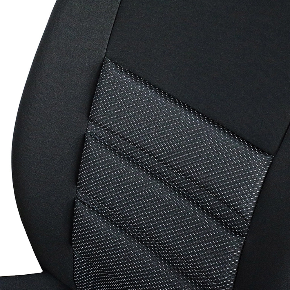 Ergonomikus dombornyomott üléshuzat Fekete VIP