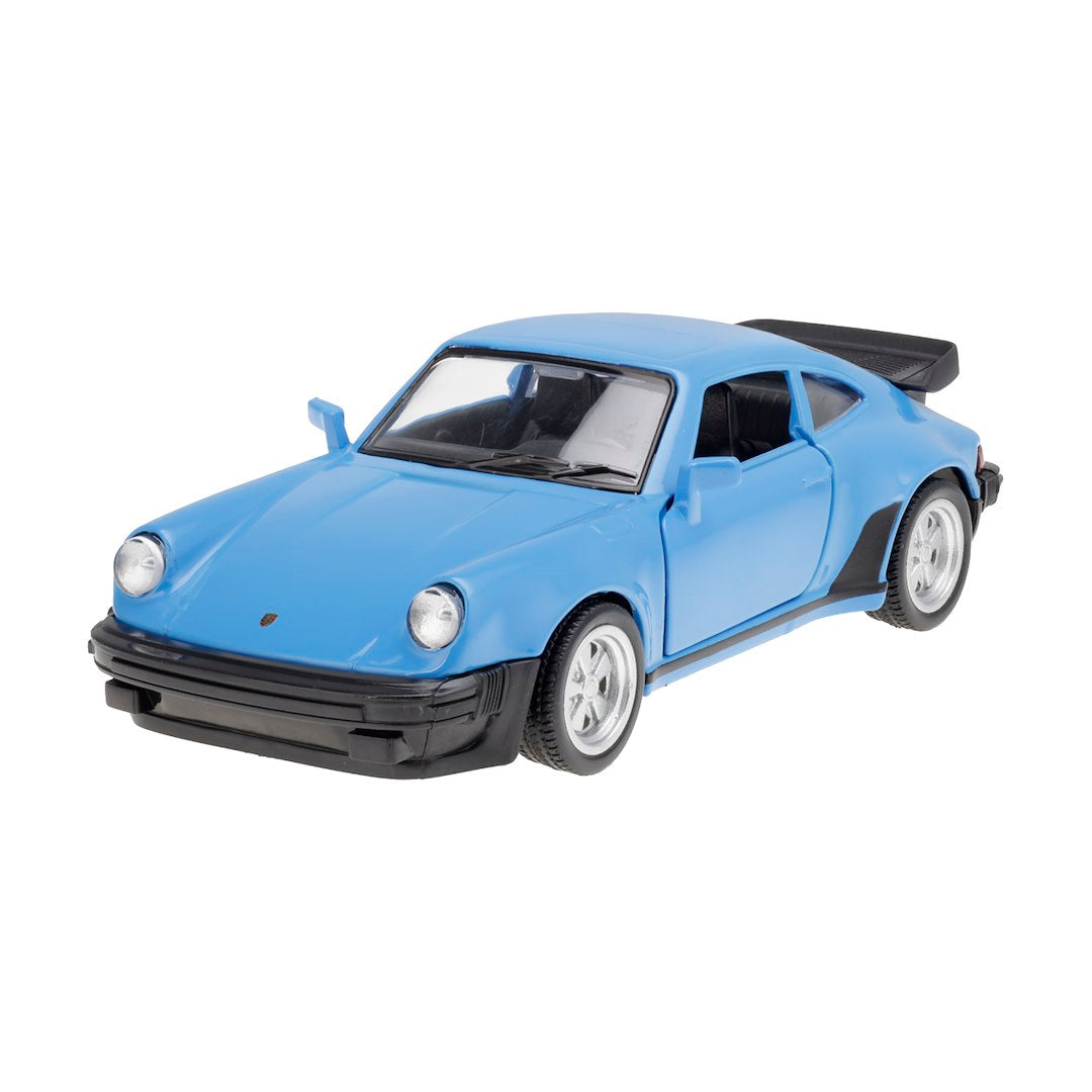 1:32 RMZ Porsche 930 Turbo 1975 1989 kék modell – kép 2