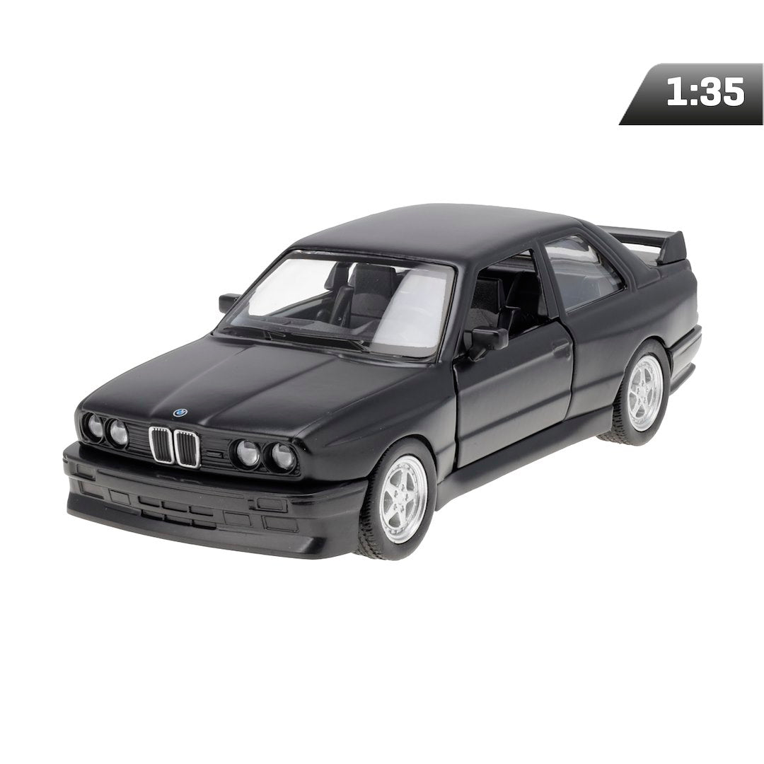 1:35 RMZ BMW M3 E30 (1986-1991), matt fekete modell