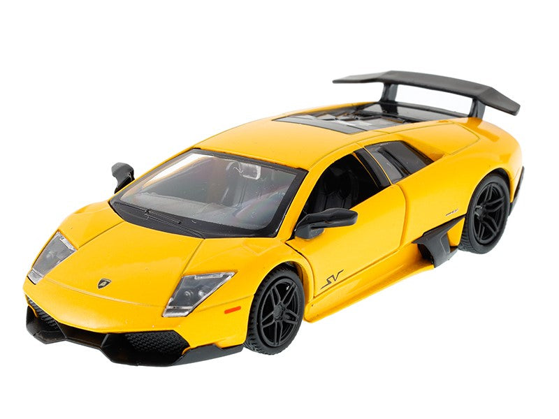 1:32 es modell RMZ Lamborghini Murcielago LP670 4 SV sárga – kép 2