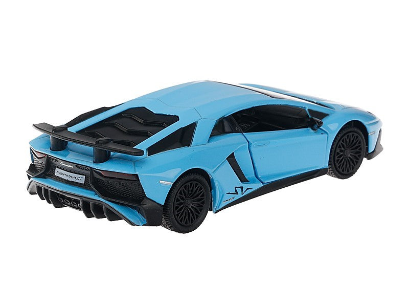 1:32 es modell RMZ Lamborghini Aventador LP750 4 SV kék – kép 2