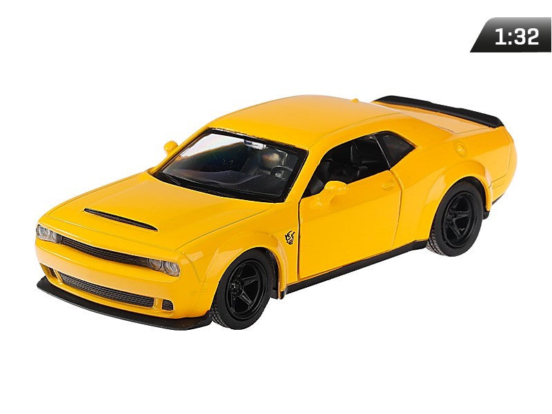 1:32-es modell, RMZ Dodge Challenger SRT, sárga színben