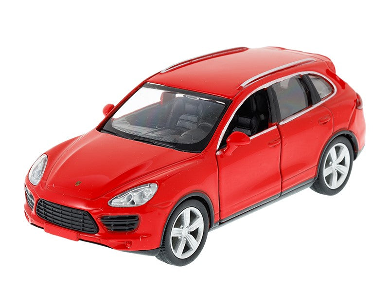 1:32 es modell RMZ Porsche Cayenne piros – kép 2