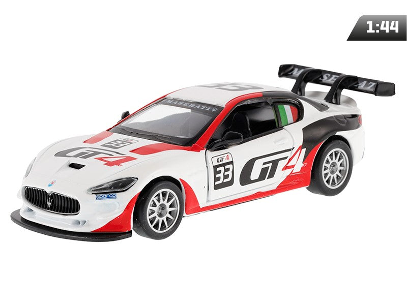 1:43 Maserati GranTurismo MC GT4, fehér és piros modell
