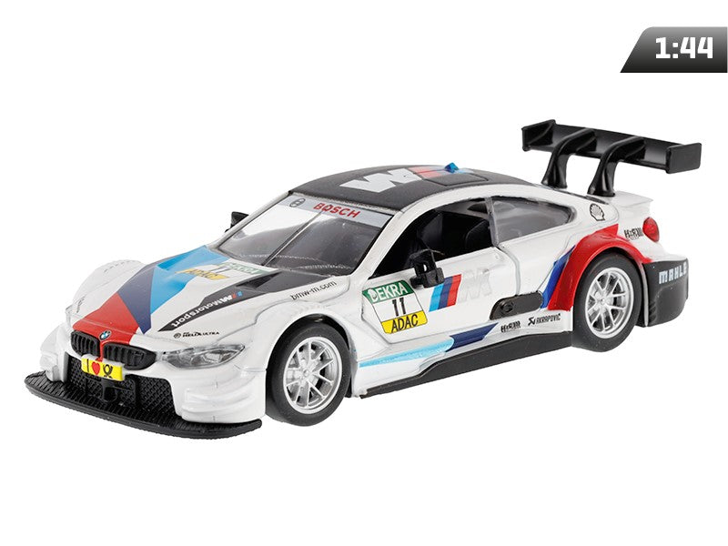 1:44 BMW M4 DTM modell, fehér