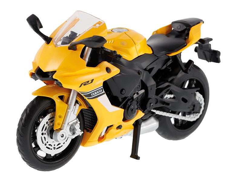 1:18 YAMAHA YZF R1 modell sárga – kép 2
