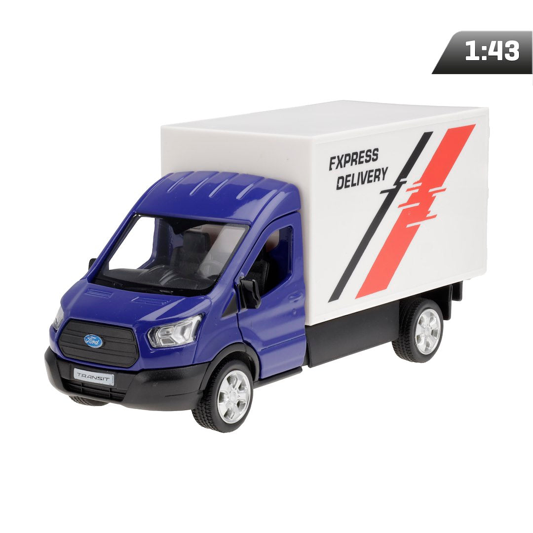 1:43 RMZ Ford Transit Chassis Cab 2018, kék modell