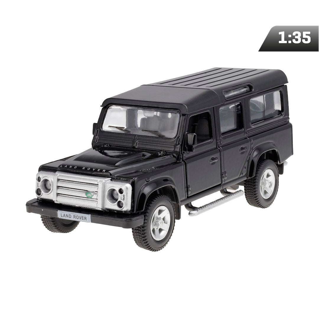 1:35 RMZ modell Land Rover Defender 110, fekete, fekete