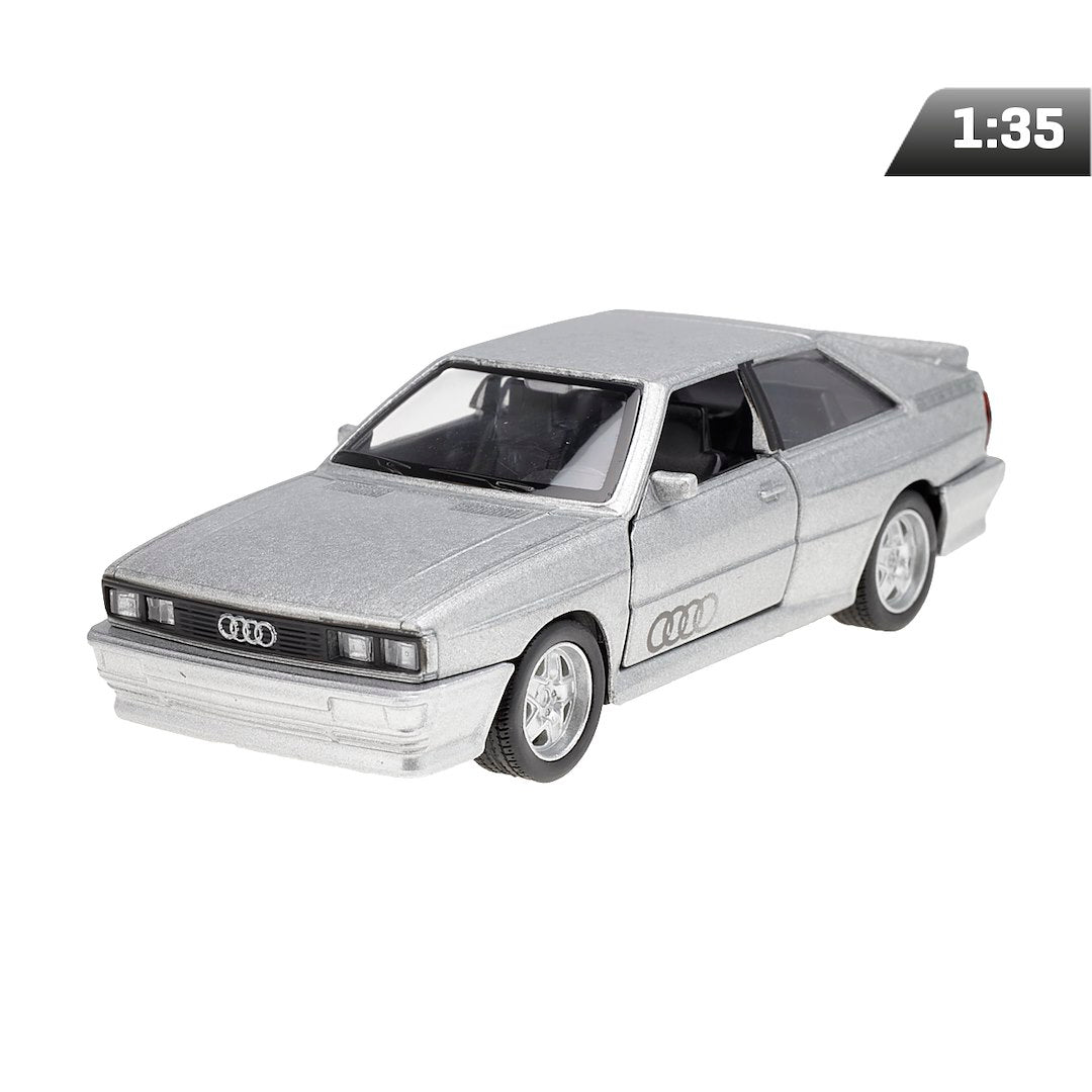 1:35 RMZ Audi Quattro Coupe (1980-1991), ezüst modell