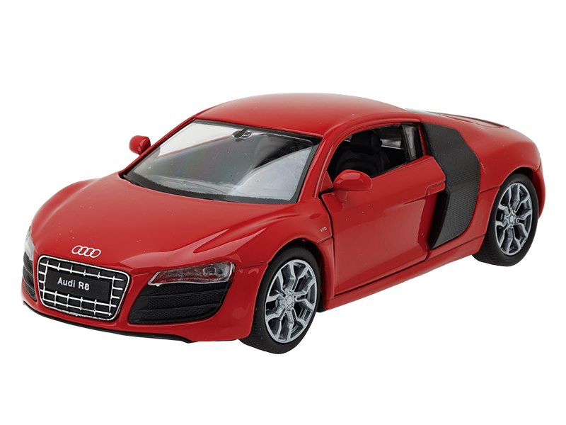1:32 es modell 2009 es Audi R8 Coupe V10 piros – kép 2