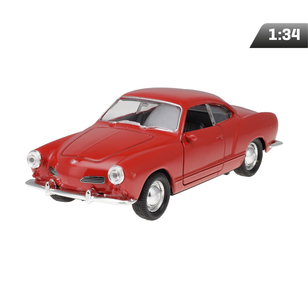 1:34-es modell, VW Karmann Ghia Coupe, piros