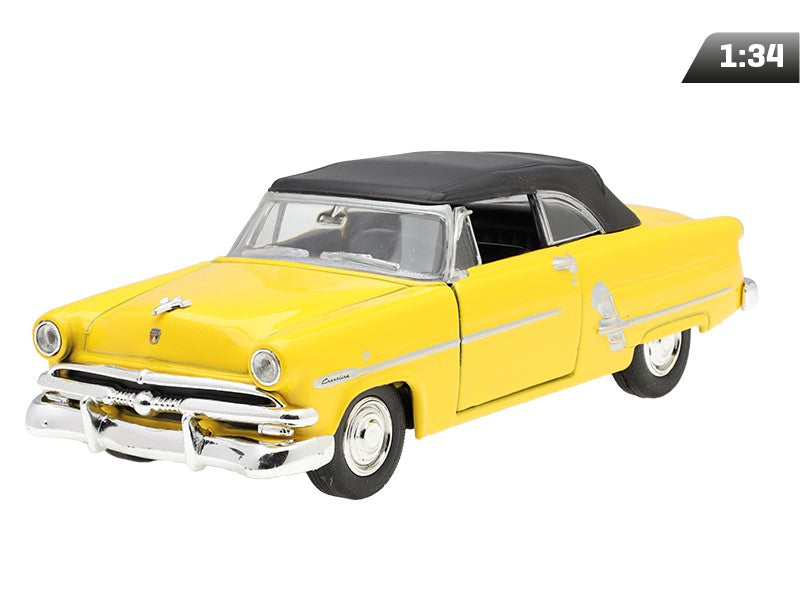 1:34-es modell, Ford Crestline Sunliner 1953, sárga színű
