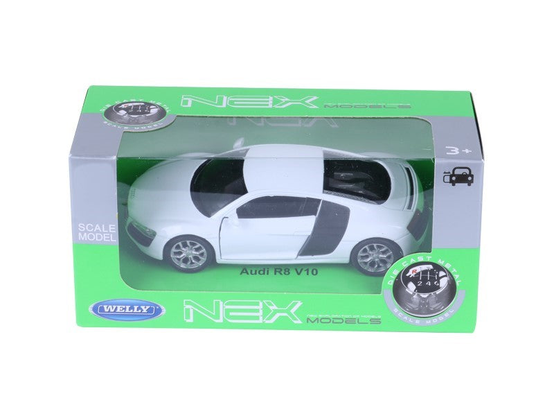 1:34 es modell 2016 AUDI R8 V10 fehér A880AR8VB – kép 2