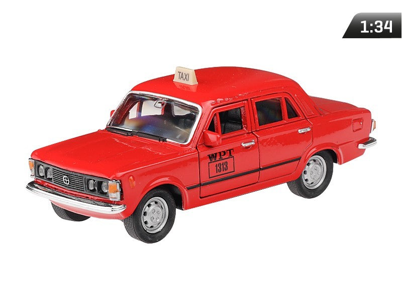 1:34-es modell, PRL FIAT 125p WPT 1313, piros (A884F125TAC)