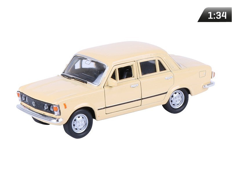 1:34-es modell, PRL FIAT 125p, krémszínű (A884F125K)