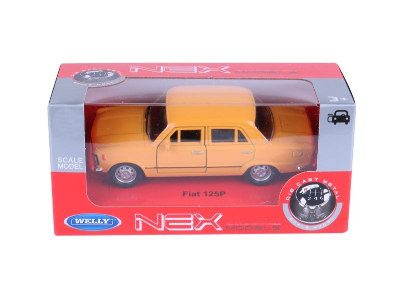 1:34 es modell PRL FIAT 125p narancssárga A884F125P – kép 2