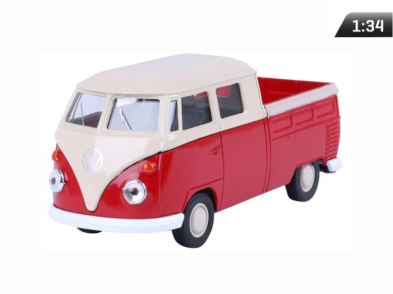1:34-es modell, VW T1 Double Cabin Pick Up krémvörös (A880VTDCPCK)