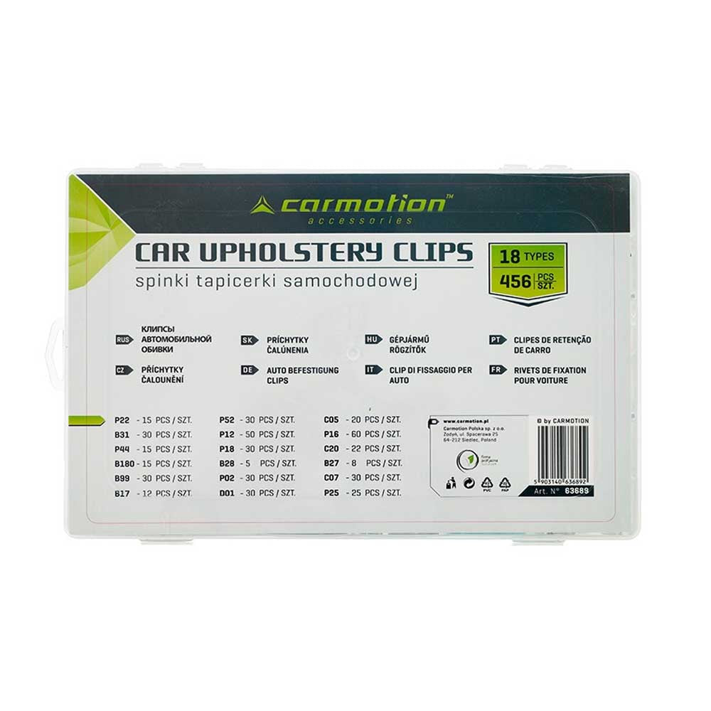 Autós kárpit rögzítő patent készlet (456 db)