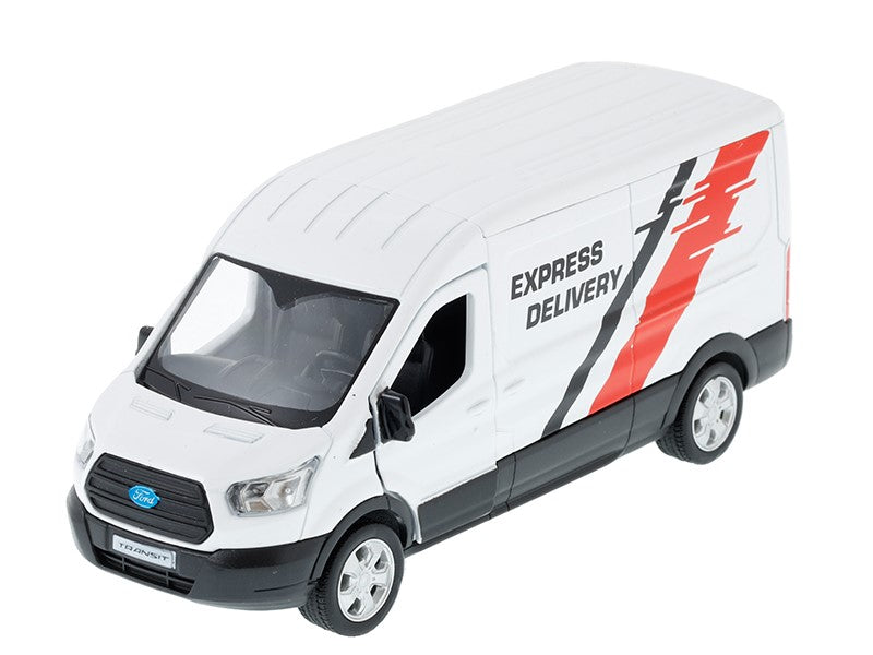 1:43 as modell RMZ Ford Transit Van 2018 fehér – kép 2