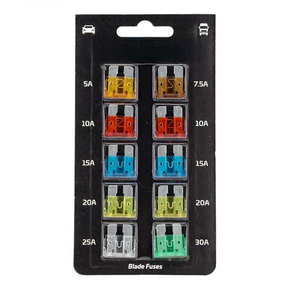 Lapos biztosíték készlet (10 db)