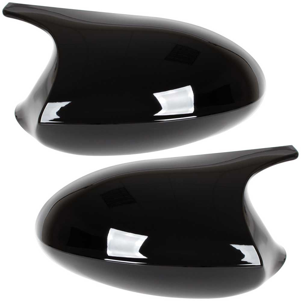 BMW 1 E81 E82 E87 E88 tükörburkolat szett (fényes fekete) 2004-2008